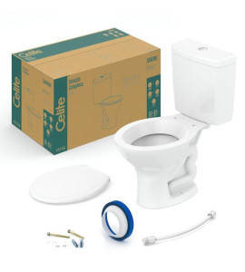 Kit De Bacia Com Caixa Acoplada 6 Litros Saveiro Branco