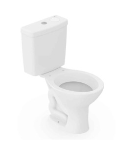 Bacia Com Caixa Acoplada Ecoflush 3/6 Lts Smart Clean Saveiro Branco Celite