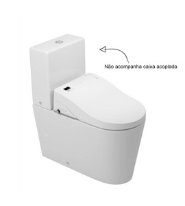 Vaso Sanitário Inteligente com Assento Eletrônico Branco Saída Vertical LK Tecno 127V Deca