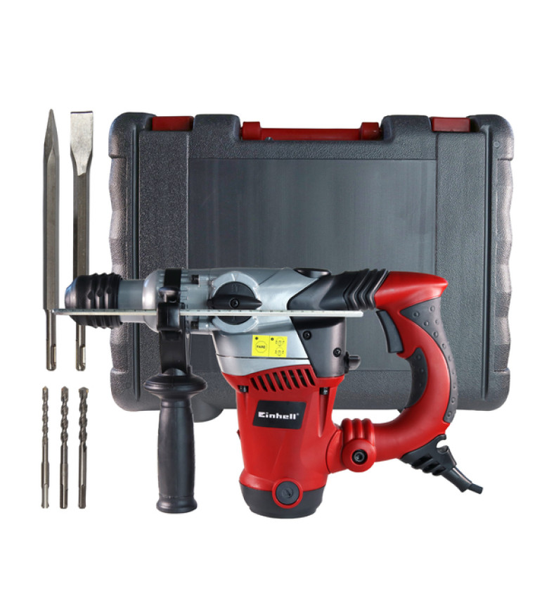 Martelete Perfurador Rompedor Einhell com Maleta e Acessórios SDS Plus 1250W 3,5J RT-RH 32 127V