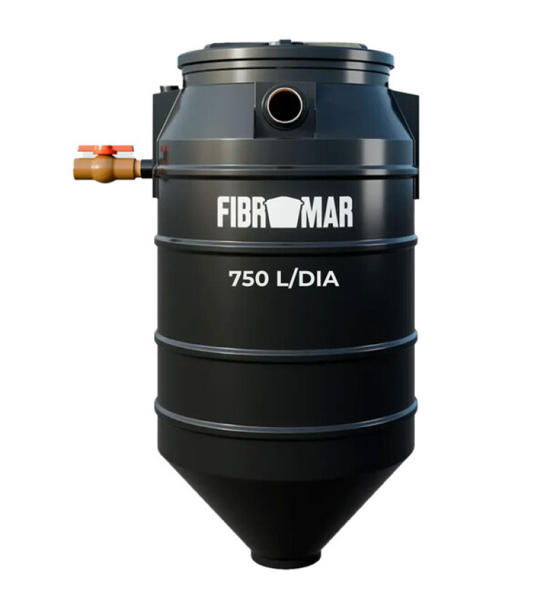Fossa Séptica Biodigestor 750 Litros/dia Fibromar