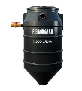Fossa Séptica Biodigestor 1500 Litros/dia Fibromar