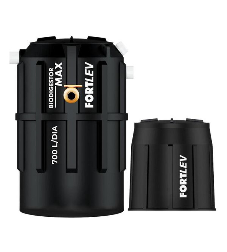 Kit Biodigestor e Leito De Secagem 700l/dia Fortlev