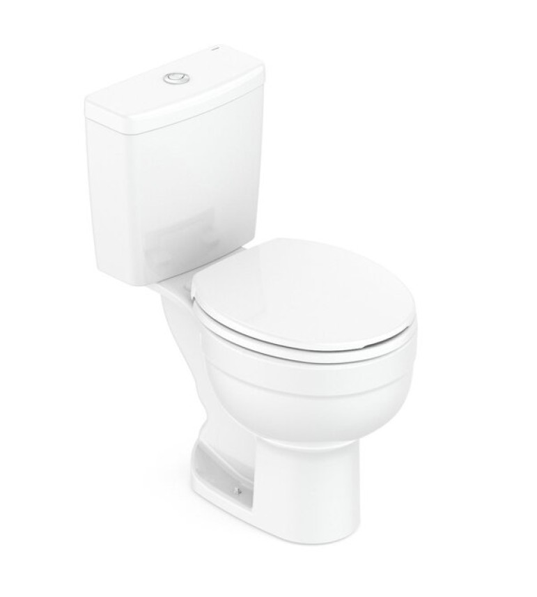 Kit Vaso Sanitário Com Caixa Acoplada E Assento Soft Close Acesso Confort Incepa Branco