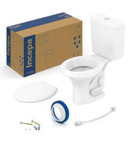 Kit De Bacia Com Caixa Acoplada 3/6l Zip Branco