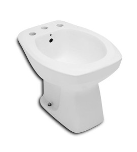 Bidê Thema 3 Furos Cerâmica Branco Incepa