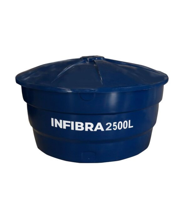 Caixa d'Água 2.500L em Polietileno Infibra