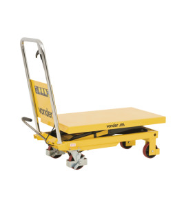 Mesa Pantográfica Hidráulica 500kg Aço Roda Maciça