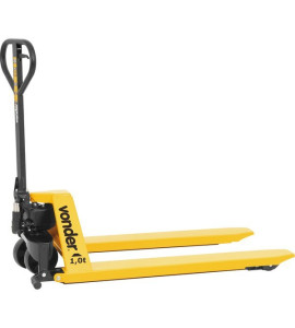 Carrinho de Carga Hidráulico 100kg Polipropileno Roda Maciça